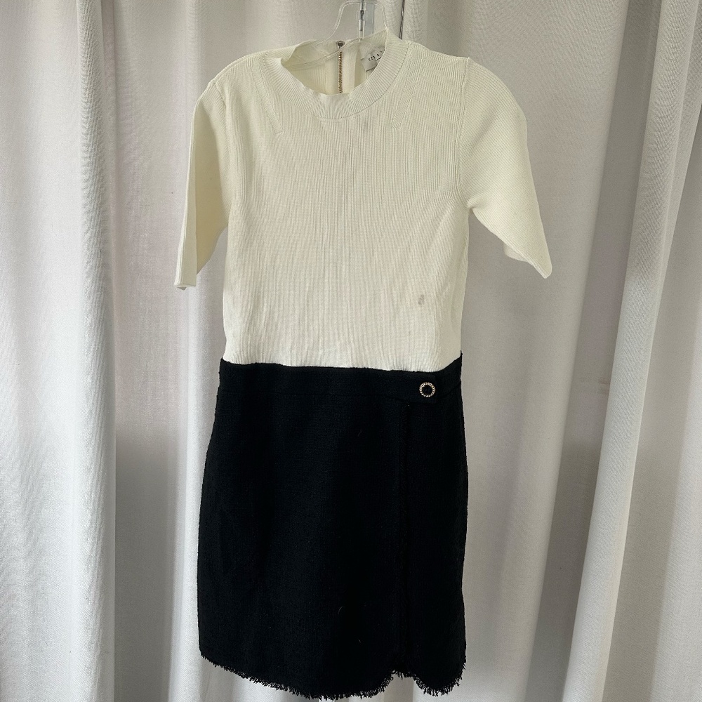 Ted baker katyyd mini moackabe tweed sweater dress NO OFFERS CONSIDERED - Picture 8 of 10